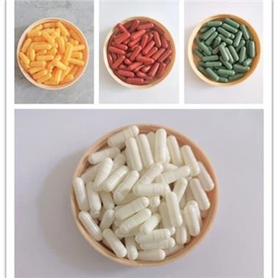 Cápsulas de gelatina vacías